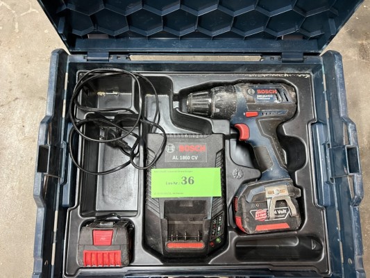 Bild LOS 36 - Akku-Bohrschrauber, Fab. Bosch Typ GSR 14,4 V-LI Professional, im Koffer