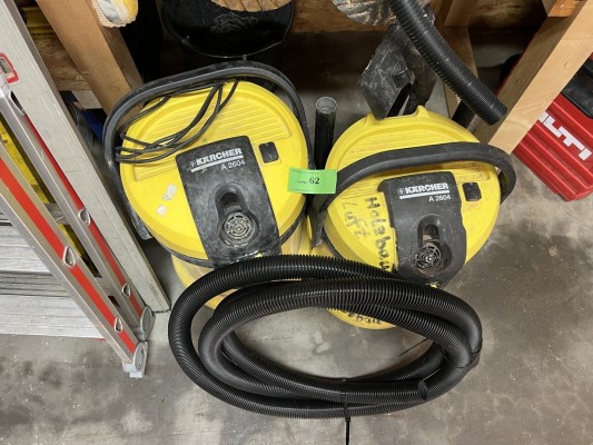 Bild LOS 62 - 2 x Industriesauger, Fab. Kärcher Typ WD-Serie, starke Gebrauchsspuren