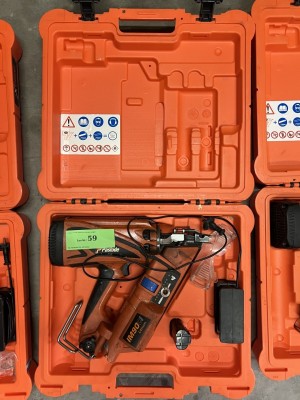 Bild LOS 59 - Akku-Impuls-Streifennagler im Koffer, Fab. Paslode Typ IM90Ci Lithium, , inkl. Ladegerät und 1 Akku
