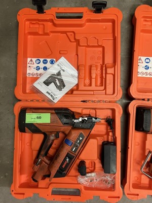 Bild LOS 60 - Akku-Impuls-Streifennagler im Koffer, Fab. Paslode Typ IM90Xi Lithium, inkl. Ladegerät und 1 Akku