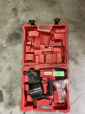 Bild LOS 61 - HAUBOLD  Druckluft-Coilnagler / Rundmagazinnagler, im Transportkoffer
